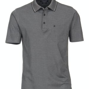 Casa Moda “easy care” polo lys grå