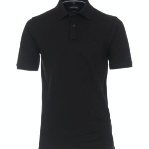 Casa Moda polo med stretch Sort