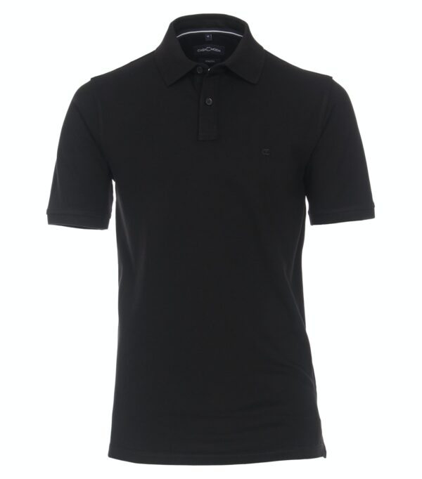 Casa Moda polo med stretch Sort