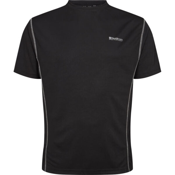 North latitude cool effect sports t-shirt Sort