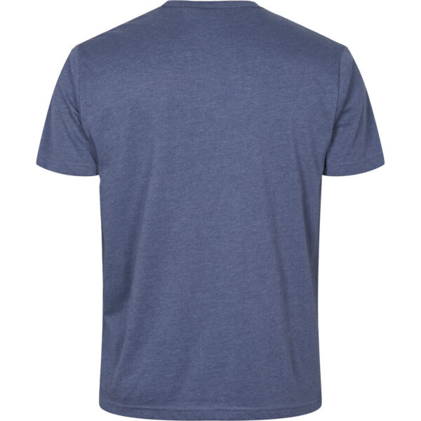 North 56°4 t-shirt med print blå meleret TALL - Billede 3