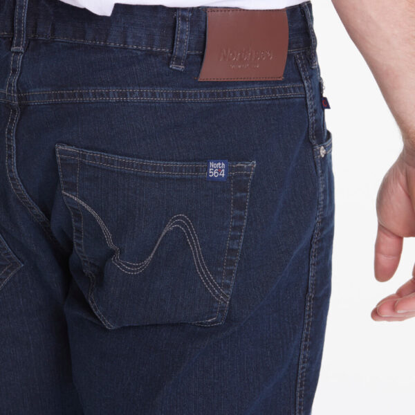 North 56°4 jeans model Mick Blå sten vask - Billede 4