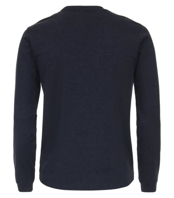 Casa Moda lang ærmet t-shirt easy care kvalitet blå – Bild 3
