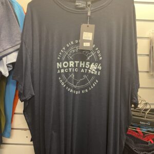 North 56°4 t-shirt med print Marine Blå