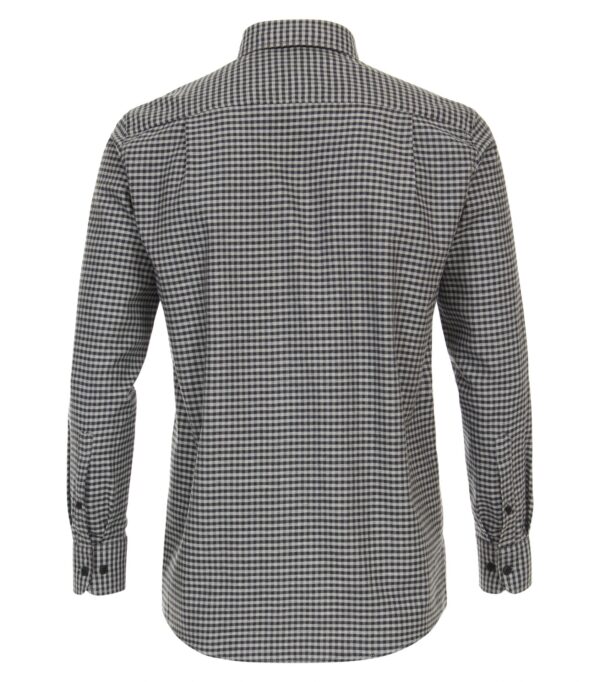 Casa Moda flannel skjorter I comfort fit grå sort ternet – Bild 3