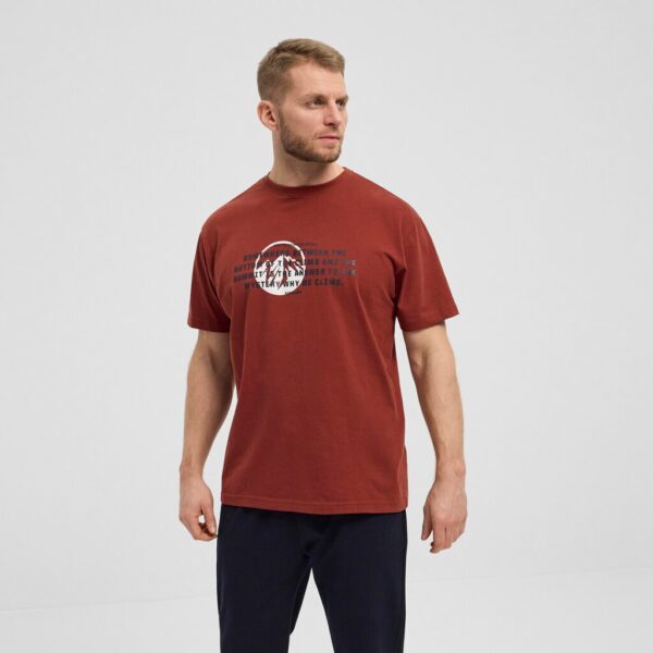 North 56°4 t-shirt med print rust – Bild 2