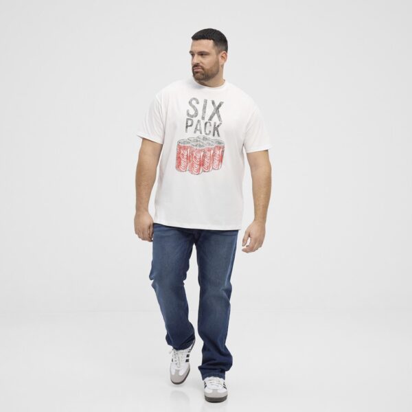 North latitude t-shirt printed six pack coca cola hvid - Billede 5