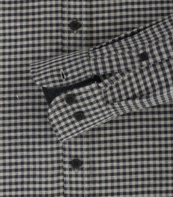 Casa Moda flannel skjorter I comfort fit grå sort ternet – Bild 5
