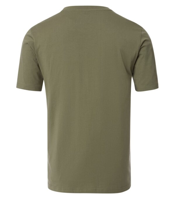 Casa Moda ensfarvet t-shirt oliven grøn - Billede 3