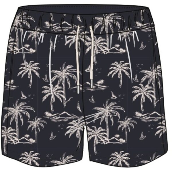 North latitude Badeshorts printet night sky
