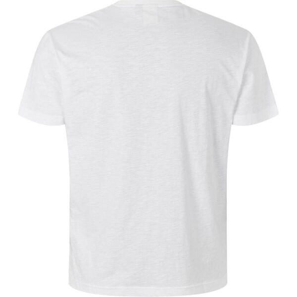 North 56°4 denim t-shirt med print på brystet hvid – Bild 4