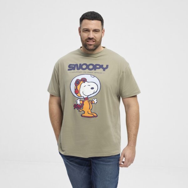 North latitude snoopy t-shirt mørk oliven - Billede 3