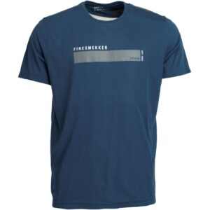 Roberto Jeans t-shirt med print på brystet dusty blå
