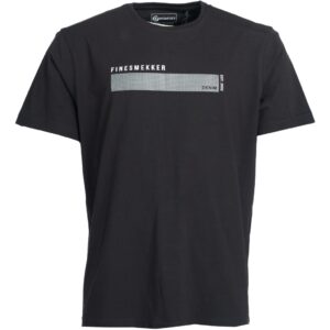 Roberto Jeans t-shirt med print på brystet sort