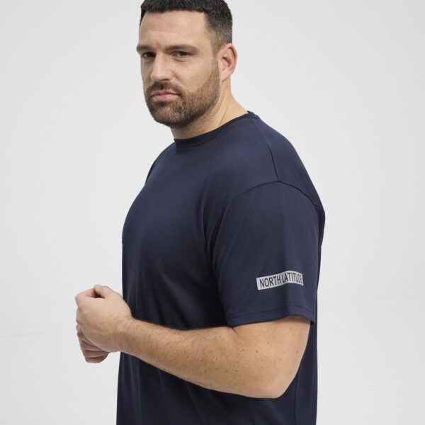 North Latitude cool effect t-shirt sport nat blå - Billede 6