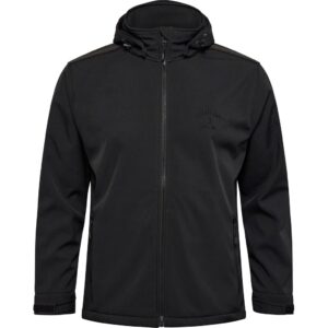 North 56°4 softshell jakke med aftagelig hætte sort