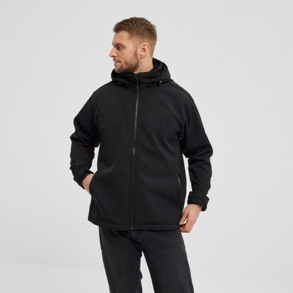 North 56°4 softshell jakke med aftagelig hætte sort – Bild 2