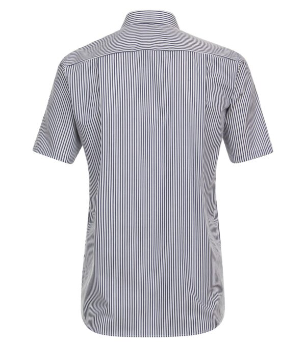 Casa Moda comfort fit skjorte kort ærmer stribet hvid/blå/grøn – Bild 4