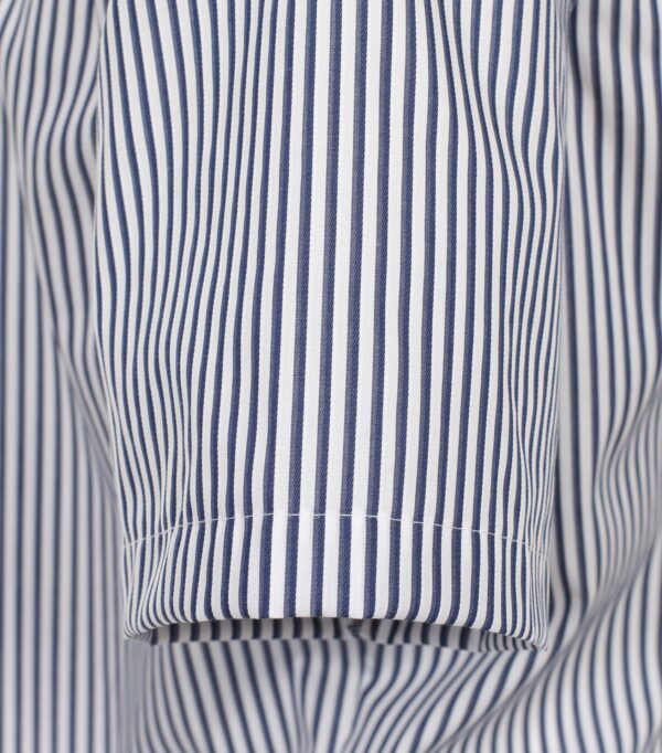 Casa Moda comfort fit skjorte kort ærmer stribet hvid/blå/grøn – Bild 3