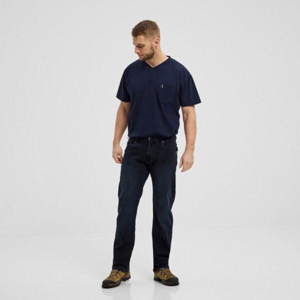 North 56°4 jeans model MICK slidt blå - Billede 4