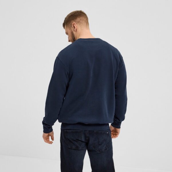 North 56denim / north 56°4 sweatshirt med brodering marine blå – Bild 3