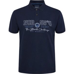 North 56°4 Poloshirt mit Bruststickerei navy blau