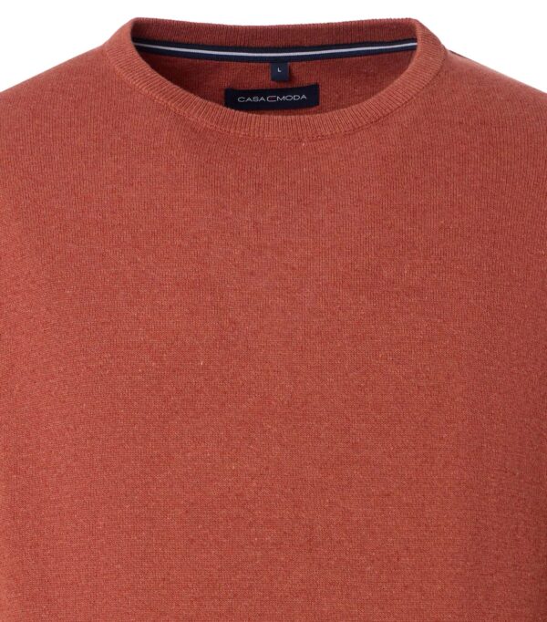 Casa Moda pullover rund hals brand okker - Billede 3
