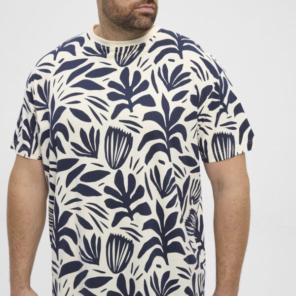 North latitude t-shirt printet night blå - Billede 6