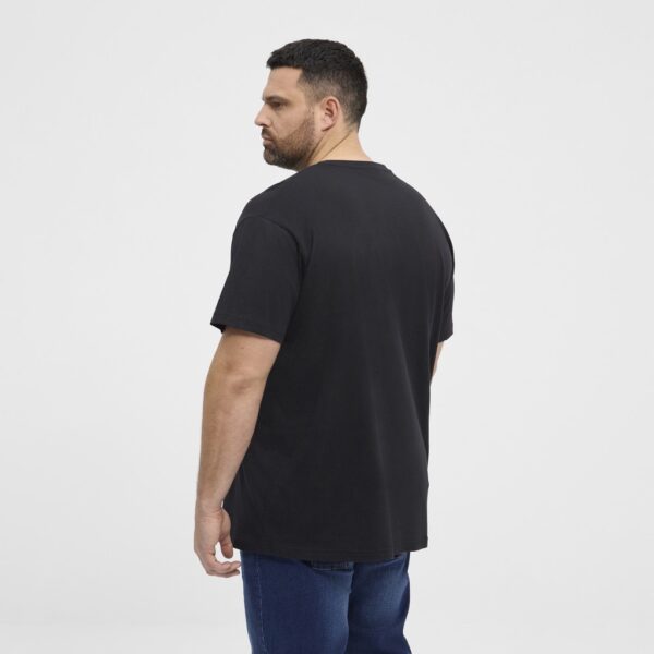 North latitude printet t-shirt sort - Billede 4