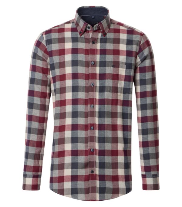 Casa Moda “casual fot” lang ærmet skjorte stor tenet 72 cm ærme længde TALL