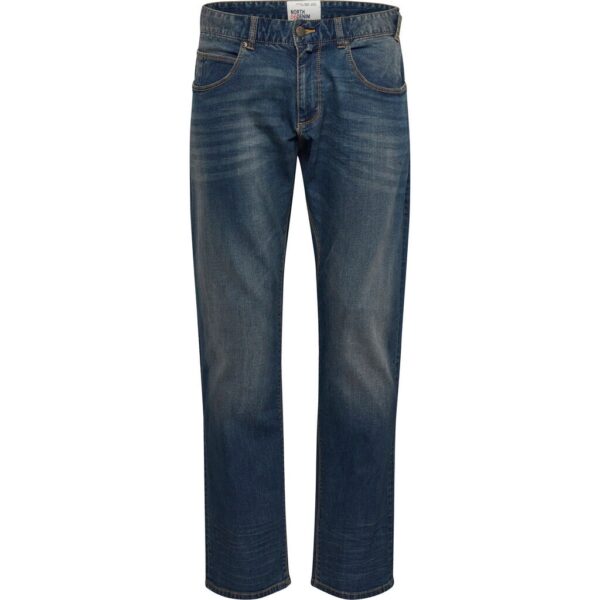 North 56°4 jeans model RINGO vaskeeffekter blå