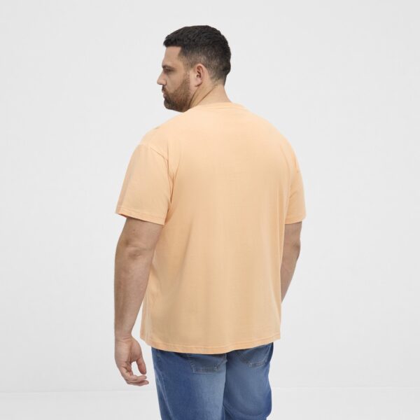 North latitude printet t-shirt fersken - Billede 4