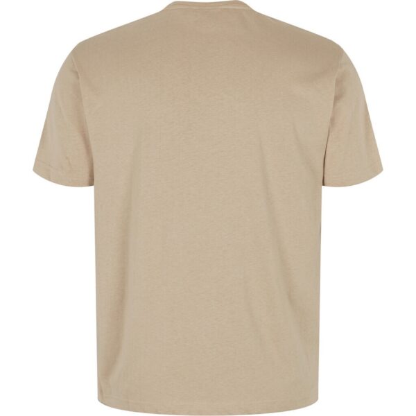 North 56°4 denim t-shirt med print på brystet sand - Billede 2