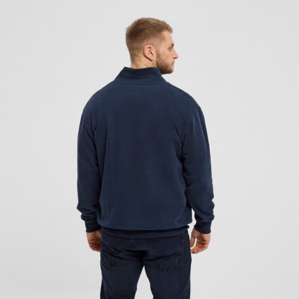 North 56°4 sweat shirt cardigan fuld zip marine blå TALL - Billede 3
