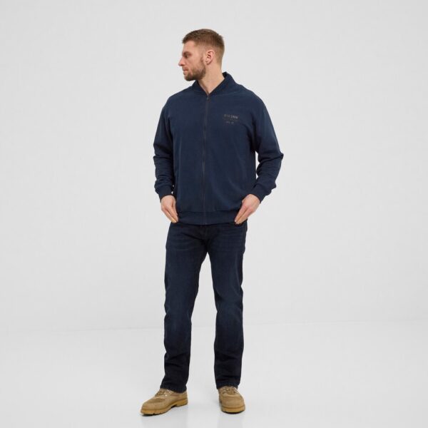 North 56°4 sweat shirt cardigan fuld zip marine blå TALL - Billede 4