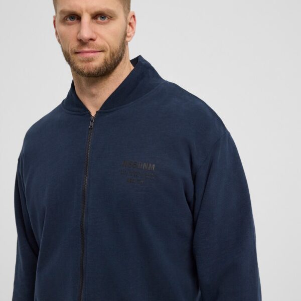 North 56°4 sweat shirt cardigan fuld zip marine blå TALL - Billede 5