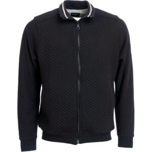 Roberto Jeans cardigan i sweat stof sort