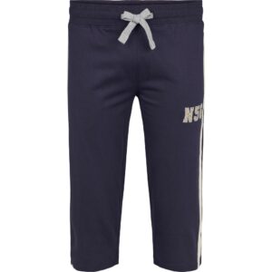 North 56°4 sweat capri med logo marine blå