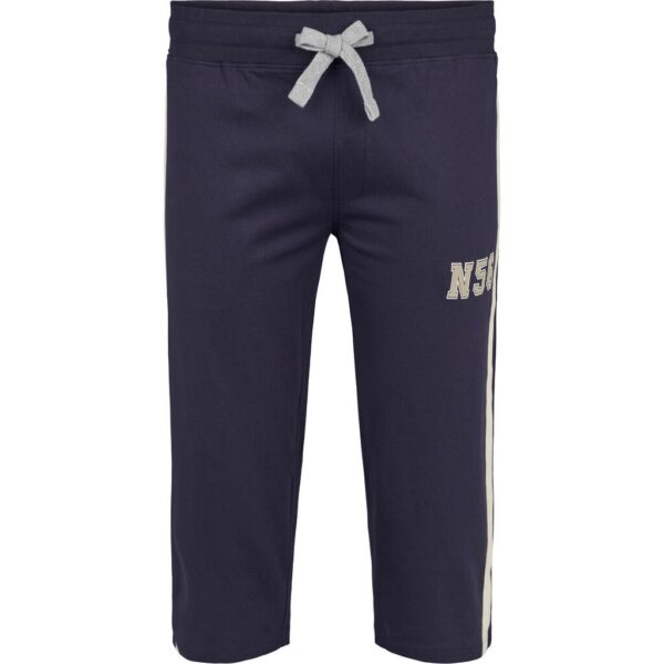 North 56°4 sweat capri med logo marine blå