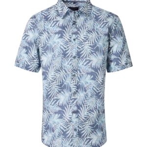 Casa Moda Casual fit kort ærmet skjorte korte ærmer blå