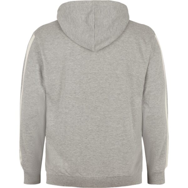 North 56°4 hoodies med lynlås og lomme i grå meleret – Bild 2