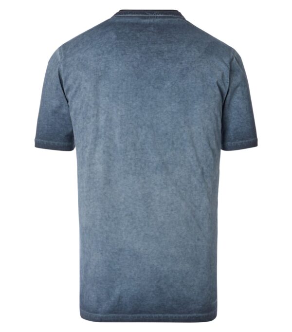 Casa Moda t-shirt med tryk og knapper sky blå - Billede 2