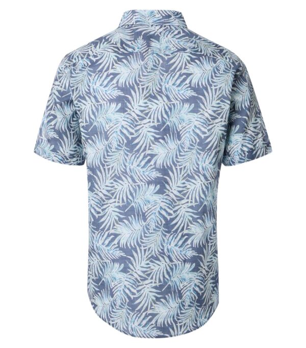 Casa Moda Casual fit kort ærmet skjorte korte ærmer blå - Billede 2