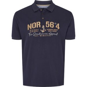 North 56°4 Poloshirt mit Bruststickerei navy blau