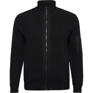North 56°4 strikket cardigan sort TALL