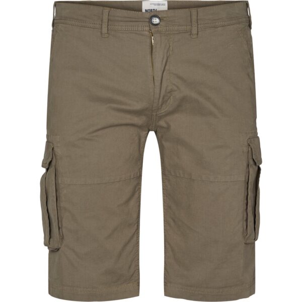 North 56°4 Demin cargo shorts oliven grøn