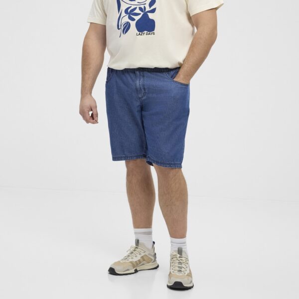North latitude elastik talje cowboy shorts denim blå – Bild 3