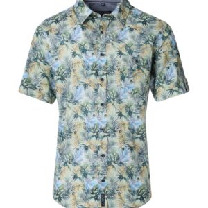 Casa Moda Casual fit kort ærmet skjorte korte ærmer grøn