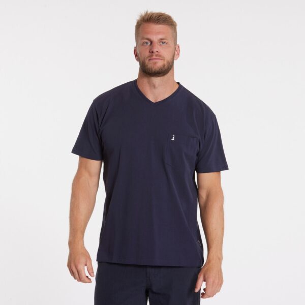 North 56°4 super flex t-shirt marine blå – Bild 3