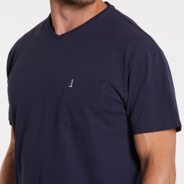 North 56°4 super flex t-shirt marine blå – Bild 4